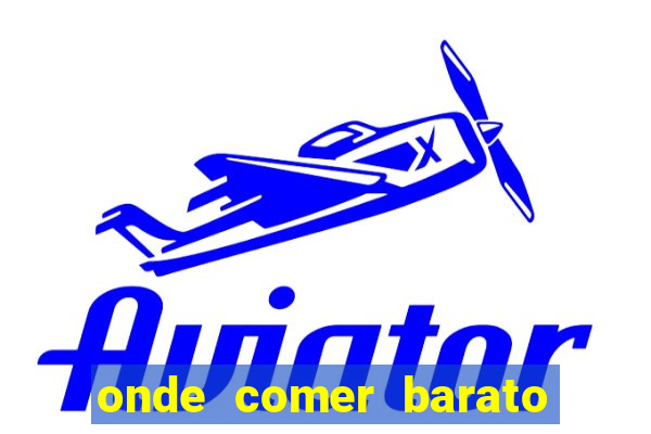 onde comer barato aeroporto santos dumont